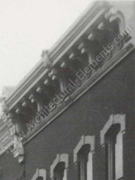 Restored architectural details on the historic Nye’s Building.